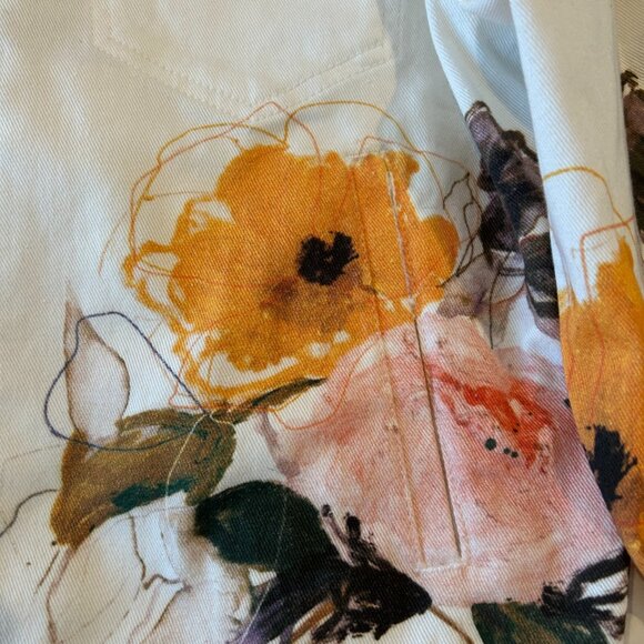 Weston Denim Boyfriend Jacket by Pilcro: Leigh Viner Edition - Size Small - NWT - Picture 7 of 8